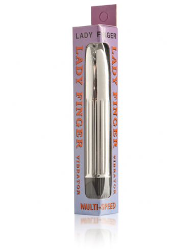 LADY FINGER VIBRATOR SILVER