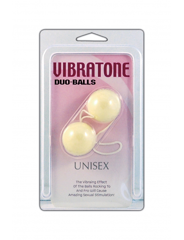 VIBRATONE DUO BALLS IVORY