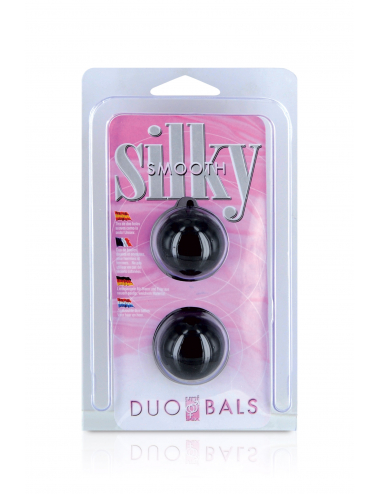 SILKY SMOOTH DUO BALLS BLACK