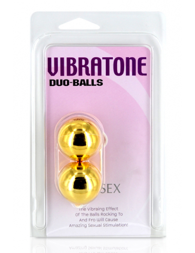 VIBRATONE DUO BALLS GOLD