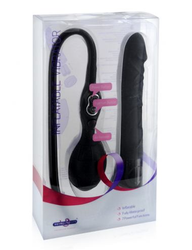 INFLATABLE VIBRATOR BLACK