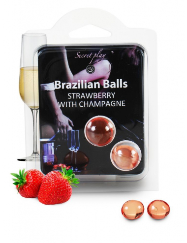 Duo Brazilian Balls Fraise...