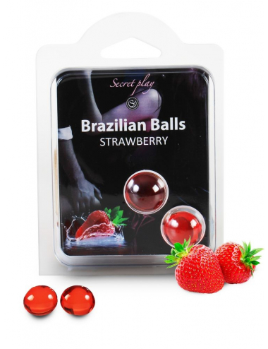 Duo Brazilian Balls Fraise...