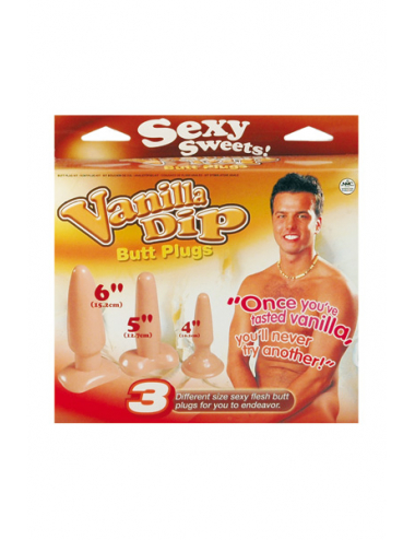 VANILLA DIP BUTT PLUGS