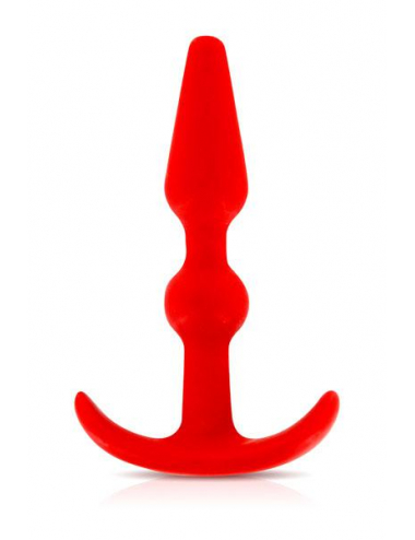 SMILIING BUTT PLUG 3.5P RED