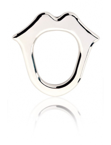 COCKRING KISS SILVER T2