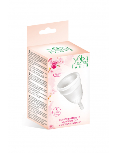 MENSTRUAL CUP  WHITE S