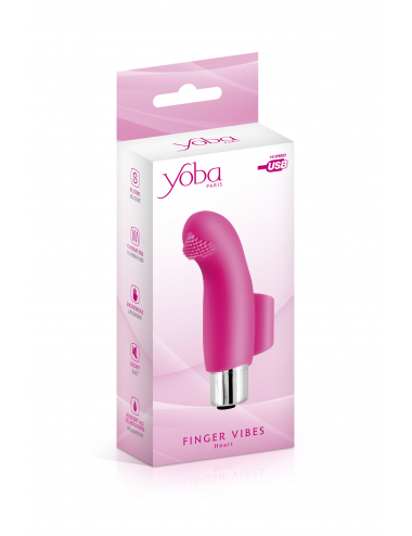 YOBA HEART FINGER VIBRATOR USB