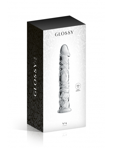 GLASS DILDO 4 CLEAR GLOSSY...