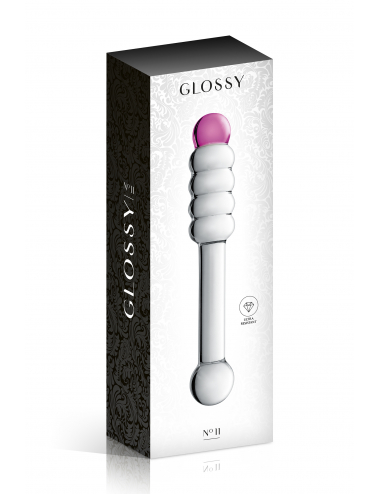 GLASS DILDO 11 GLOSSY TOYS