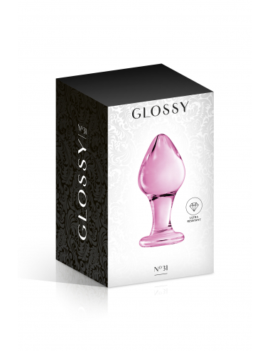 GLASS PLUG 31 PINK GLOSSY TOYS