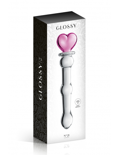 GLASS DILDO 21 GLOSSY TOYS