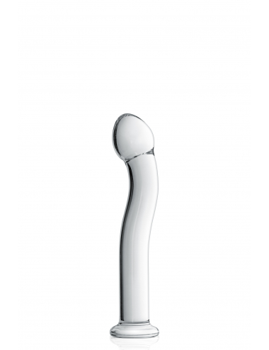 GLASS DILDO 27 CLEAR GLOSSY...