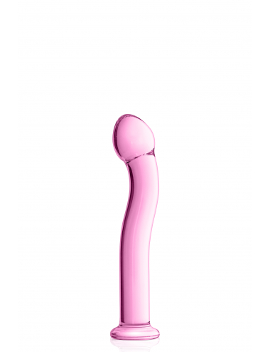 GLASS DILDO 27 PINK GLOSSY...