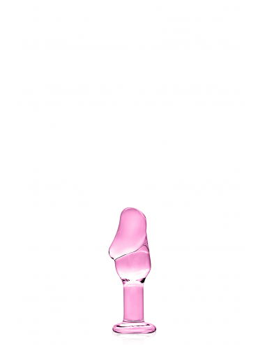 GLASS PLUG 24 PINK GLOSSY TOYS