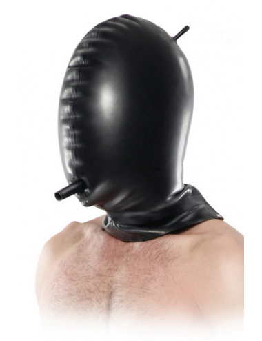 TOTAL BLACKOUT LATEX HOOD