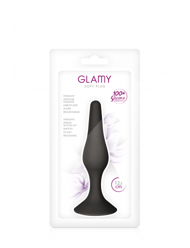 PLUG ANAL GLAMY FIN BLACK M