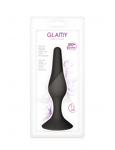 PLUG ANAL GLAMY FIN BLACK L