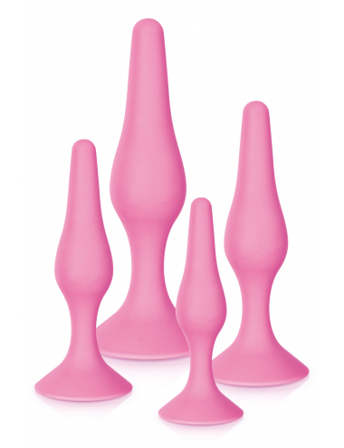 KIT PLUG ANAL FIN GLAMY PINK