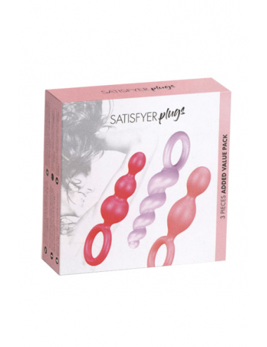 SATISFYER PLUGS COLORED SET...