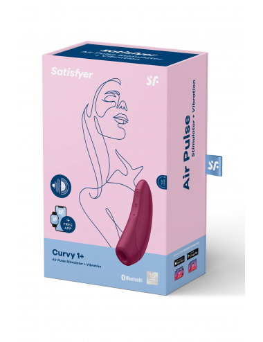 SATISFYER CURVY 1+ BORDEAUX