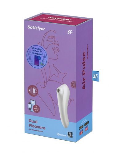 SATISFYER DUAL PLEASURE BLANC