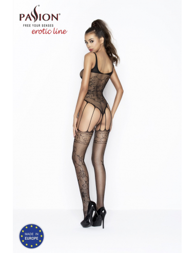 BS034 Bodystocking - Noir