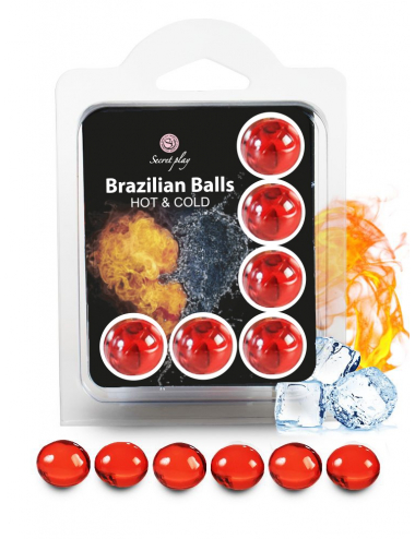 6 Brazilian Balls "Cold Hot...