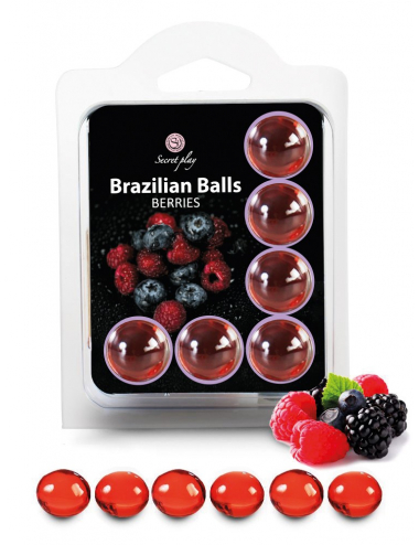 6 Brazilian Balls "Fruits...