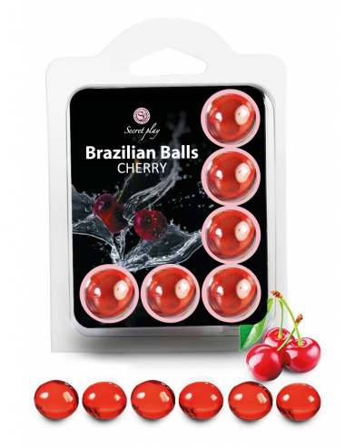 6 Brazilian Balls "Cerise"...