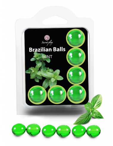 6 Brazilian Balls "Menthe"...