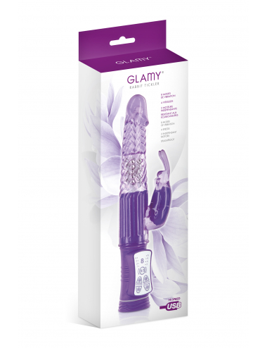 GLAMY VIBRO RABBIT LINE VIOLET