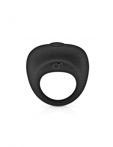 VIBRATING COCKRING BLACK GLAMY