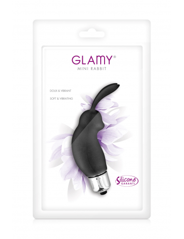 MINI RABBIT BLACK GLAMY