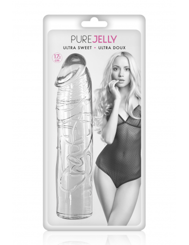 GODE DROIT TRANSPARENT JELLY