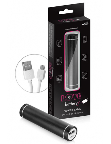 CHARGEUR LOVE BATTERY BLACK