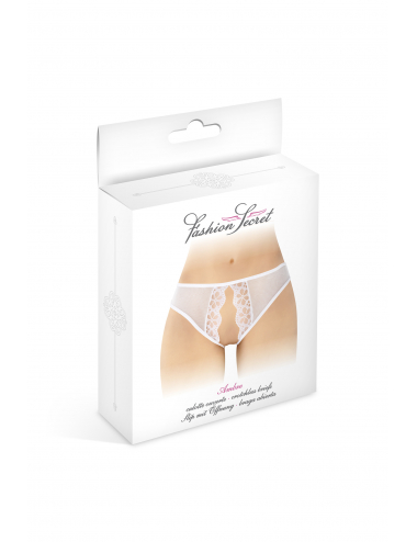 CULOTTE OUVERTE AMBRE BLAN T.U