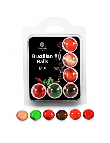 6 FRUITS BRAZILIAN BALLS SET