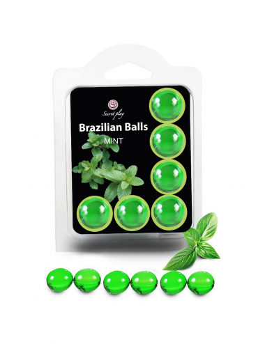 6 BRAZILIAN BALLS FLAVOR MINT
