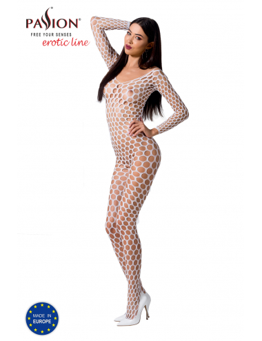 BS077W Bodystocking - Blanc