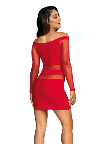 V-9299 Robe - Rouge