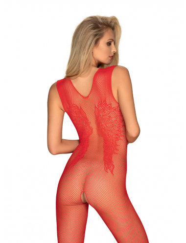 N112 Bodystocking - Rouge