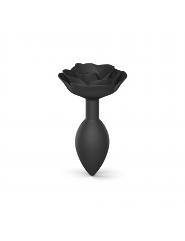 Plug Open Roses L - Black Onyx