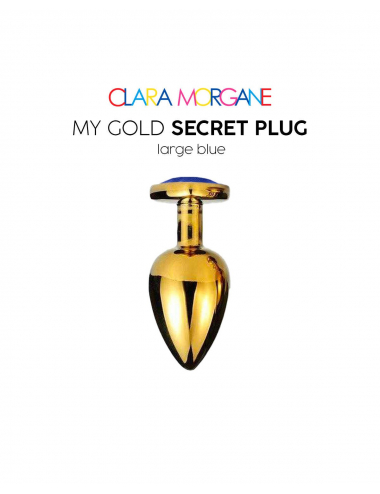 My Gold Secret Plug - Bleu