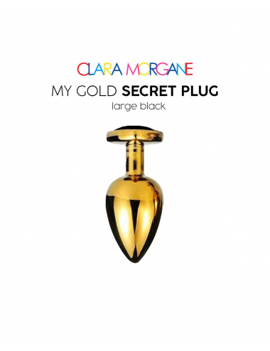 My Gold Secret Plug - Noir